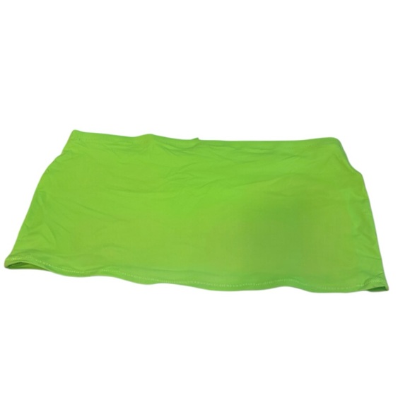 SKIMS Swim Micro Mini Skirt Neon Green Size L | Sold Out Rare NWT - Picture 5 of 5